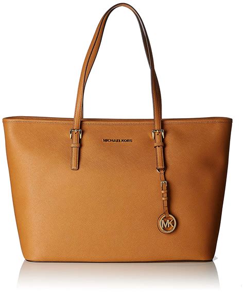 michael kors jet set saffiano leather tote bag|Michael Kors saffiano leather crossbody.